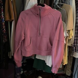 Lululemon oversized half- zip Hoodie